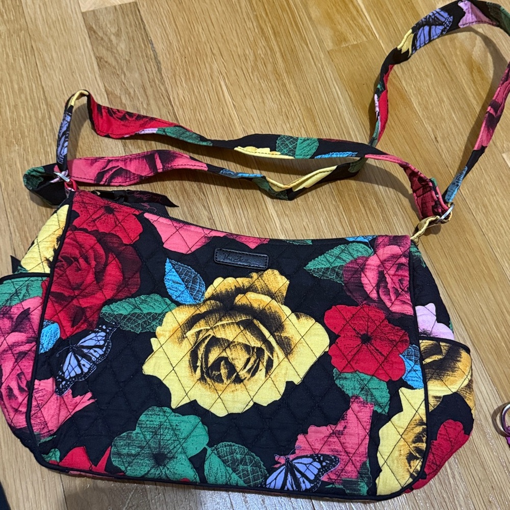Vera Bradley Floral Quilted Shoulder Bag